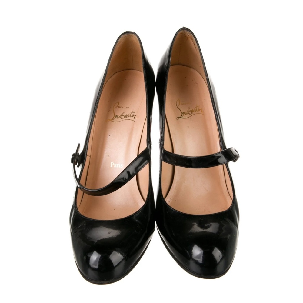 Christian Louboutin Black Patent Leather Heels